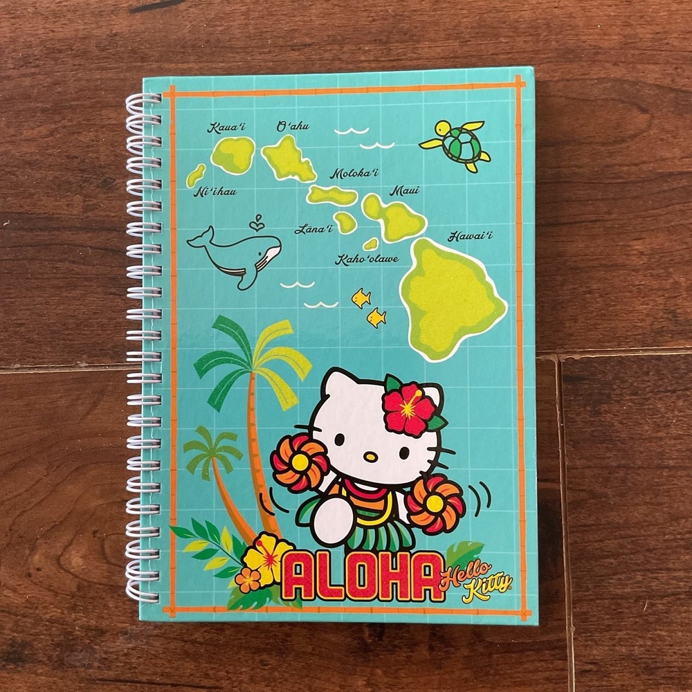 Hello Kitty Aloha Hawaii notebook